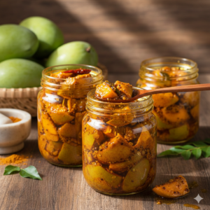 mango pickles.